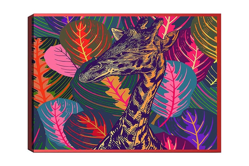 Dekorativ Canvastavla 70x100 cm - Flerfärgad - Inredning - Tavlor & konst - Canvastavlor