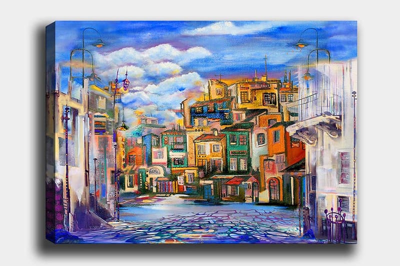 Dekorativ Canvastavla 70x100 cm - Flerfärgad - Inredning - Tavlor & konst - Canvastavlor
