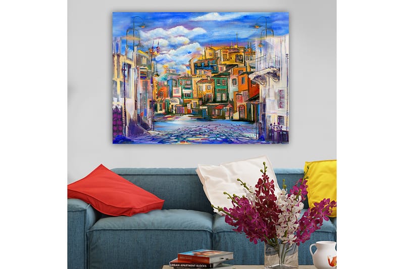Dekorativ Canvastavla 70x100 cm - Flerfärgad - Inredning - Tavlor & konst - Canvastavlor