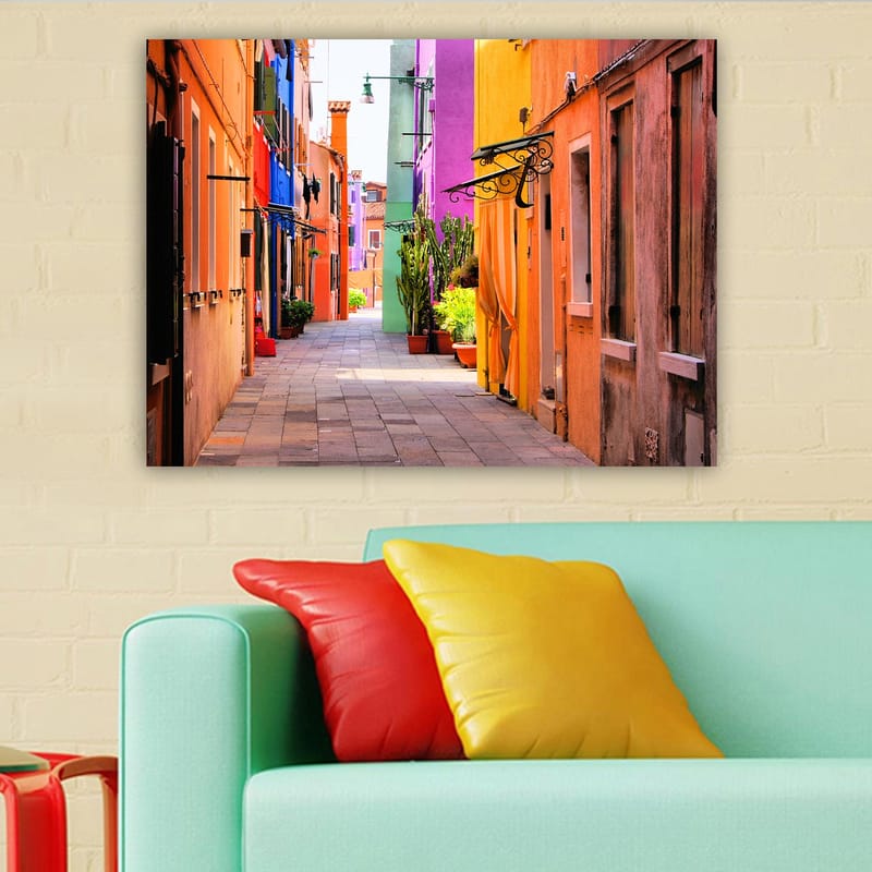 Dekorativ Canvastavla 70x100 cm - Flerfärgad - Inredning - Tavlor & konst - Canvastavlor