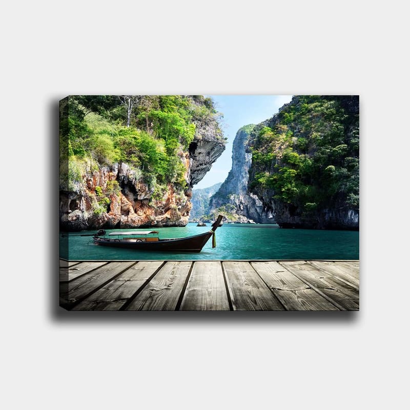 Dekorativ Canvastavla 70x100 cm - Flerfärgad - Inredning - Tavlor & konst - Canvastavlor
