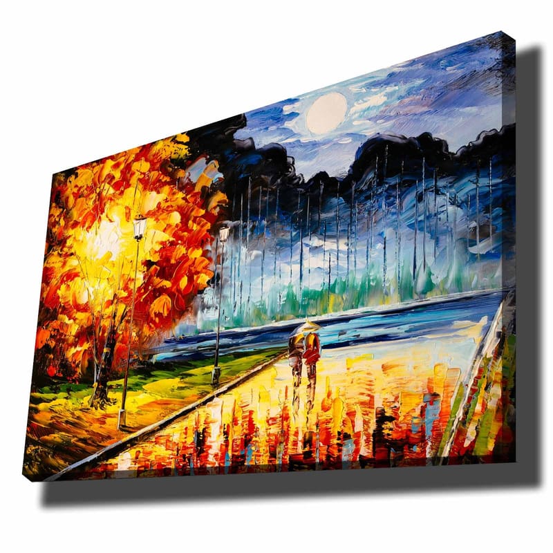 Dekorativ Canvastavla 70x100 cm - Flerfärgad - Inredning - Tavlor & konst - Canvastavlor