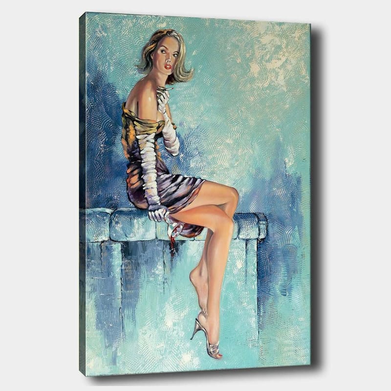 Dekorativ Canvastavla 70x100 cm - Flerfärgad - Inredning - Tavlor & konst - Canvastavlor