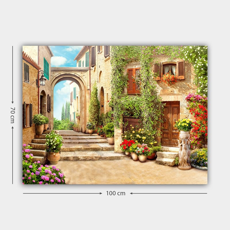 Dekorativ Canvastavla 70x100 cm - Flerfärgad - Inredning - Tavlor & konst - Canvastavlor