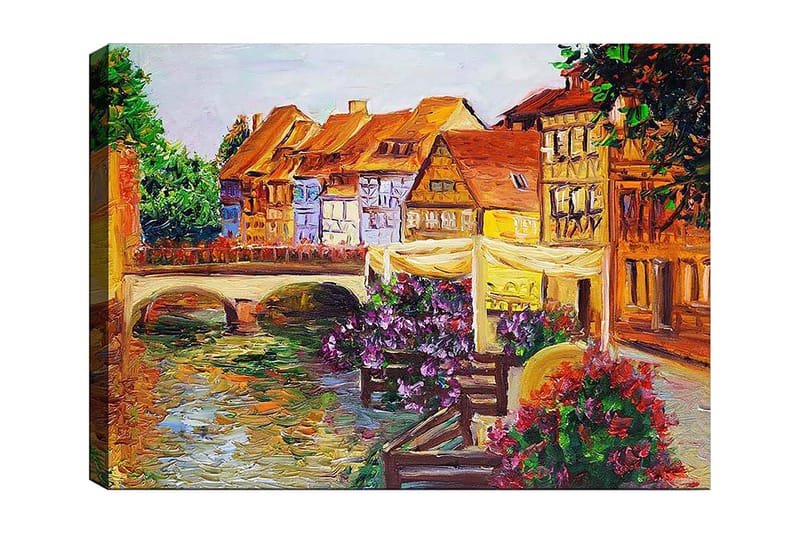 Dekorativ Canvastavla 70x100 cm - Flerfärgad - Inredning - Tavlor & konst - Canvastavlor