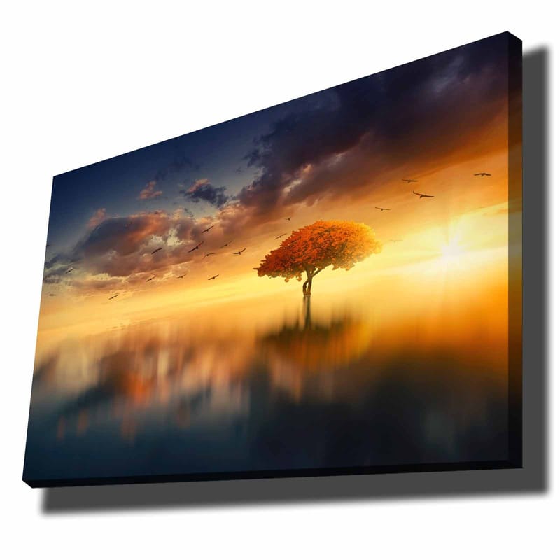 Dekorativ Canvastavla 70x100 cm - Flerfärgad - Inredning - Tavlor & konst - Canvastavlor