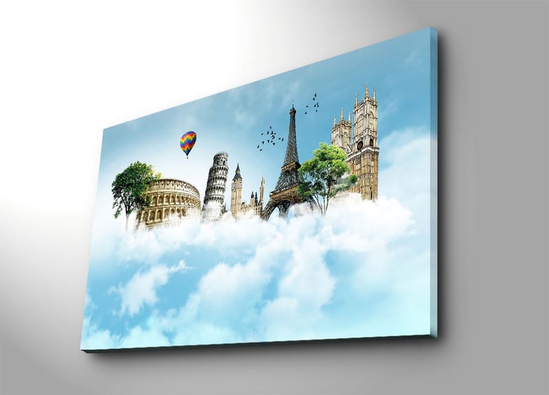 Dekorativ Canvastavla 70x100 cm - Flerfärgad - Inredning - Tavlor & konst - Canvastavlor