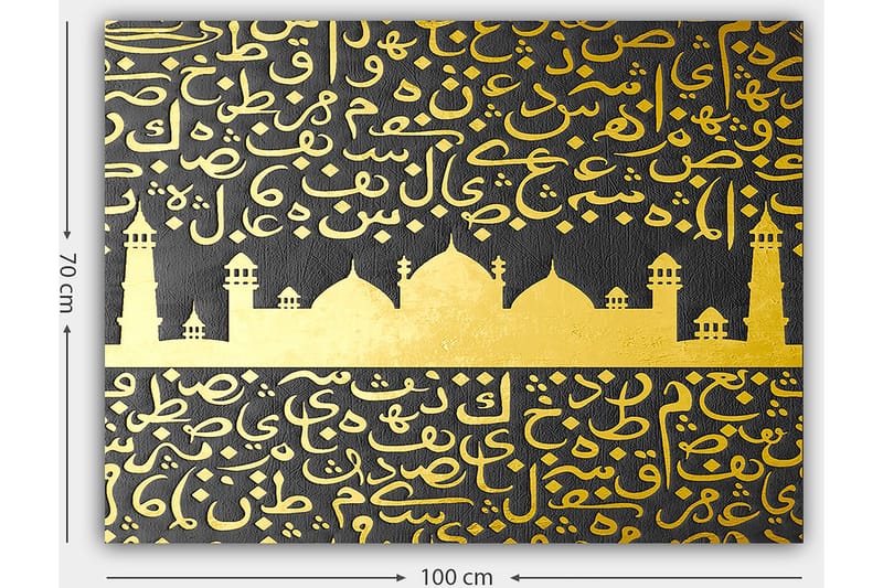 Dekorativ Canvastavla 70x100 cm - Flerfärgad - Inredning - Tavlor & konst - Canvastavlor