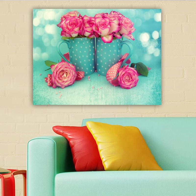 Dekorativ Canvastavla 70x100 cm - Flerfärgad - Inredning - Tavlor & konst - Canvastavlor