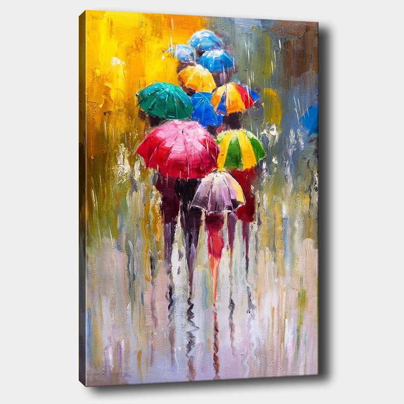 Dekorativ Canvastavla 70x100 cm - Flerfärgad - Inredning - Tavlor & konst - Canvastavlor