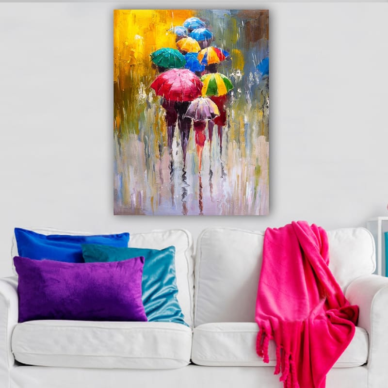 Dekorativ Canvastavla 70x100 cm - Flerfärgad - Inredning - Tavlor & konst - Canvastavlor