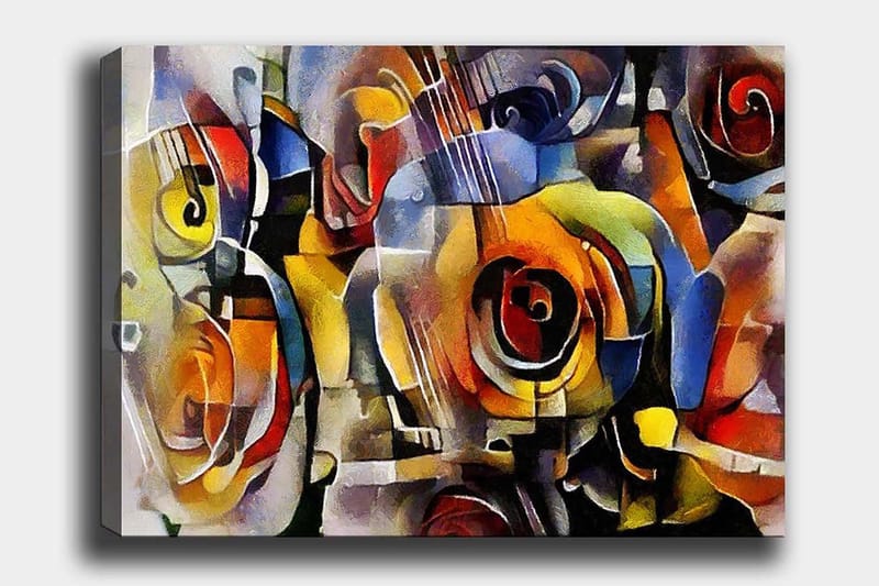 Dekorativ Canvastavla 70x100 cm - Flerfärgad - Inredning - Tavlor & konst - Canvastavlor