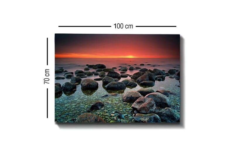 Dekorativ Canvastavla 70x100 cm - Flerfärgad - Inredning - Tavlor & konst - Canvastavlor