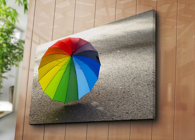 Dekorativ Canvastavla 70x100 cm - Flerfärgad - Inredning - Tavlor & konst - Canvastavlor