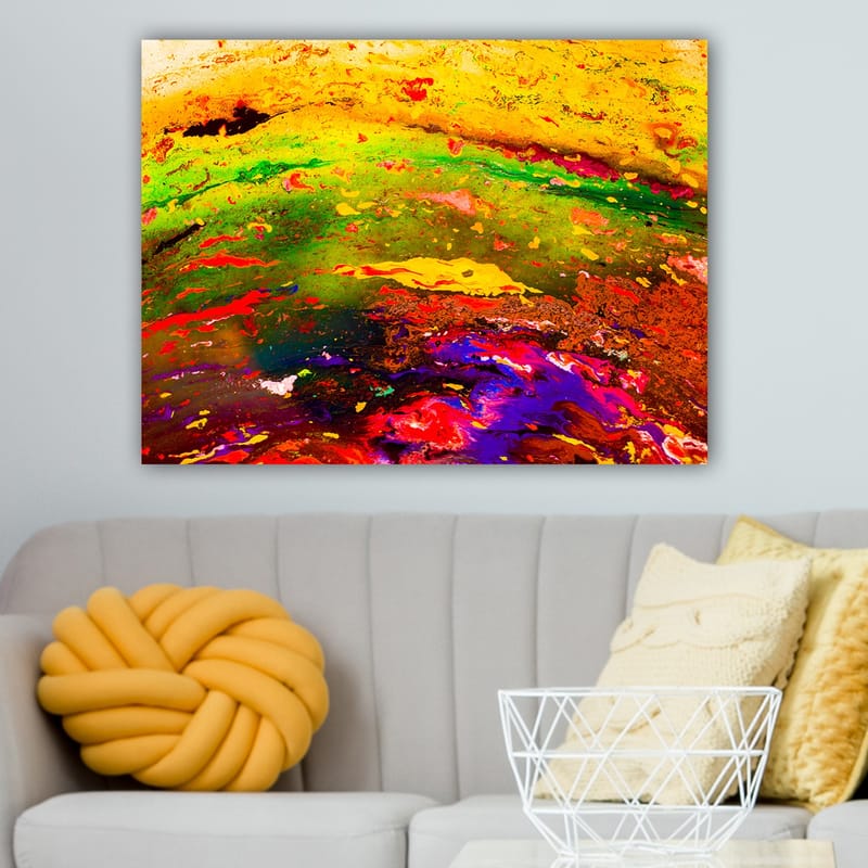 Dekorativ Canvastavla 70x100 cm - Flerfärgad - Inredning - Tavlor & konst - Canvastavlor