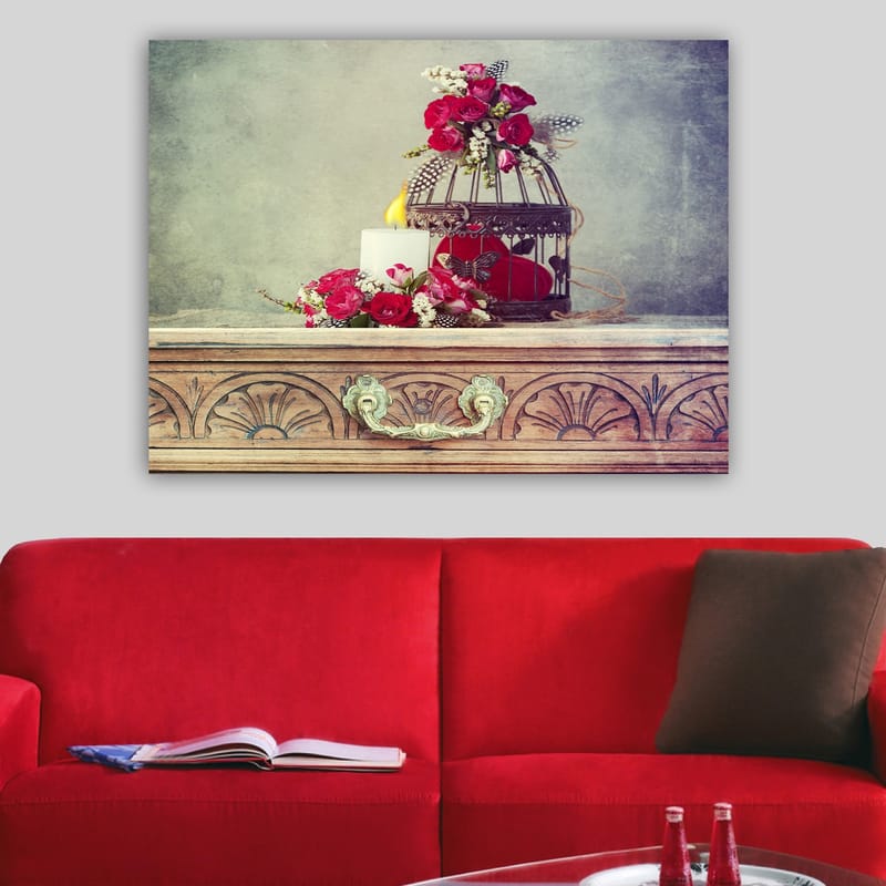 Dekorativ Canvastavla 70x100 cm - Flerfärgad - Inredning - Tavlor & konst - Canvastavlor