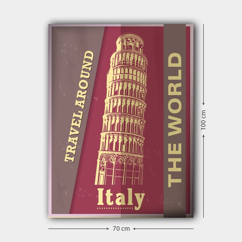 Dekorativ Canvastavla 70x100 cm - Flerfärgad - Inredning - Tavlor & konst - Canvastavlor