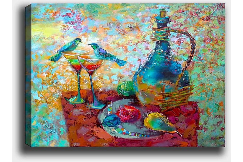 Dekorativ Canvastavla 70x100 cm - Flerfärgad - Inredning - Tavlor & konst - Canvastavlor