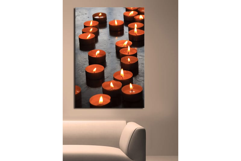 Dekorativ Canvastavla 70x100 cm - Flerfärgad - Inredning - Tavlor & konst - Canvastavlor