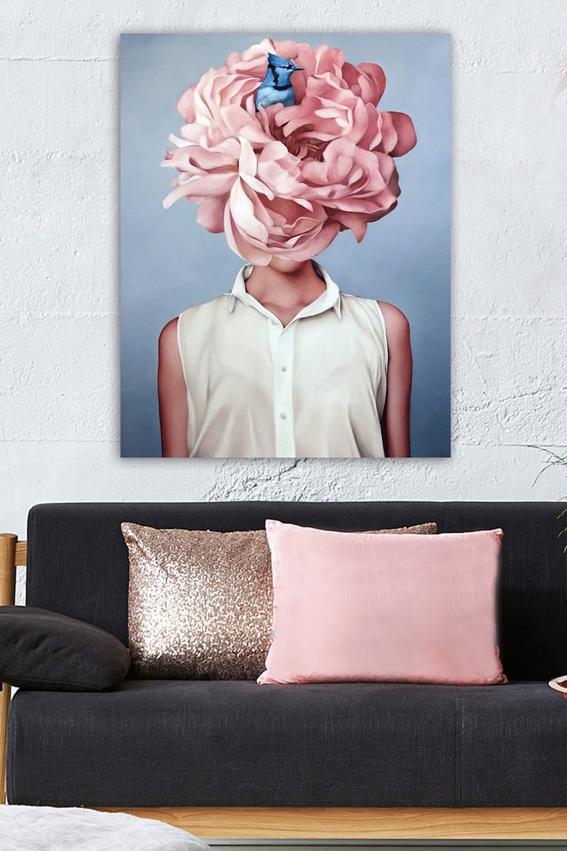 Dekorativ Canvastavla 70x100 cm - Flerfärgad - Inredning - Tavlor & konst - Canvastavlor