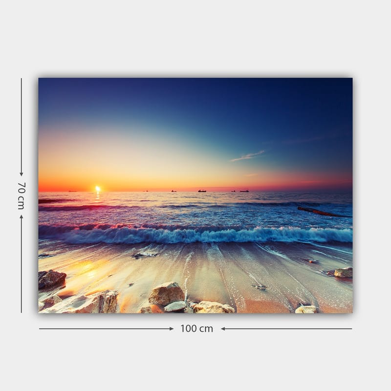 Dekorativ Canvastavla 70x100 cm - Flerfärgad - Inredning - Tavlor & konst - Canvastavlor