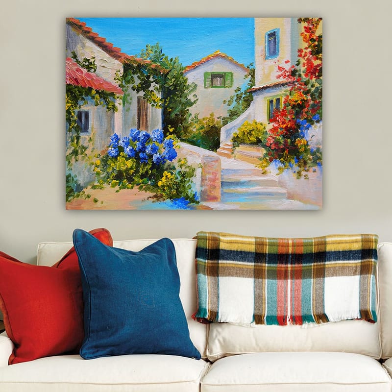 Dekorativ Canvastavla 70x100 cm - Flerfärgad - Inredning - Tavlor & konst - Canvastavlor