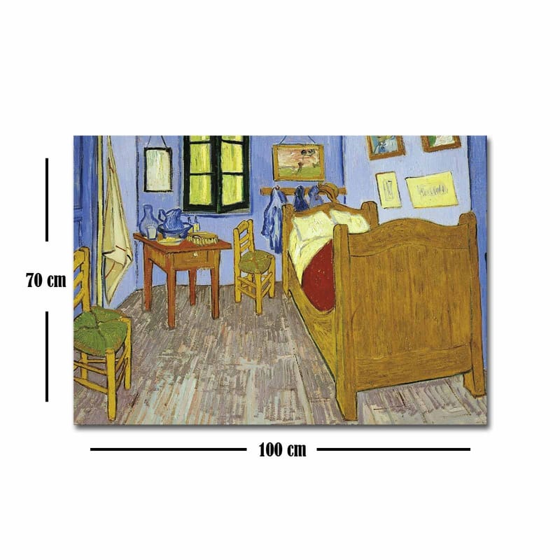 Dekorativ Canvastavla 70x100 cm - Flerfärgad - Inredning - Tavlor & konst - Canvastavlor