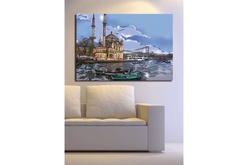 Dekorativ Canvastavla 70x100 cm - Flerfärgad - Inredning - Tavlor & konst - Canvastavlor