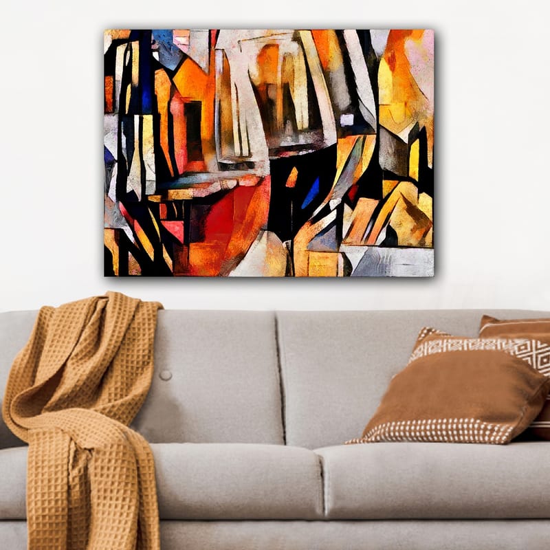 Dekorativ Canvastavla 70x100 cm - Flerfärgad - Inredning - Tavlor & konst - Canvastavlor