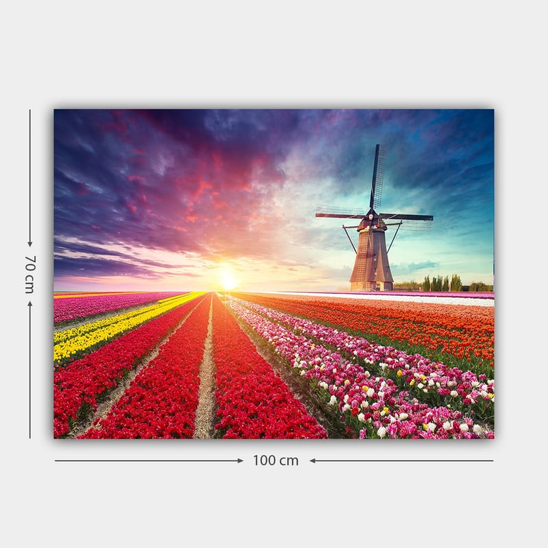 Dekorativ Canvastavla 70x100 cm - Flerfärgad - Inredning - Tavlor & konst - Canvastavlor