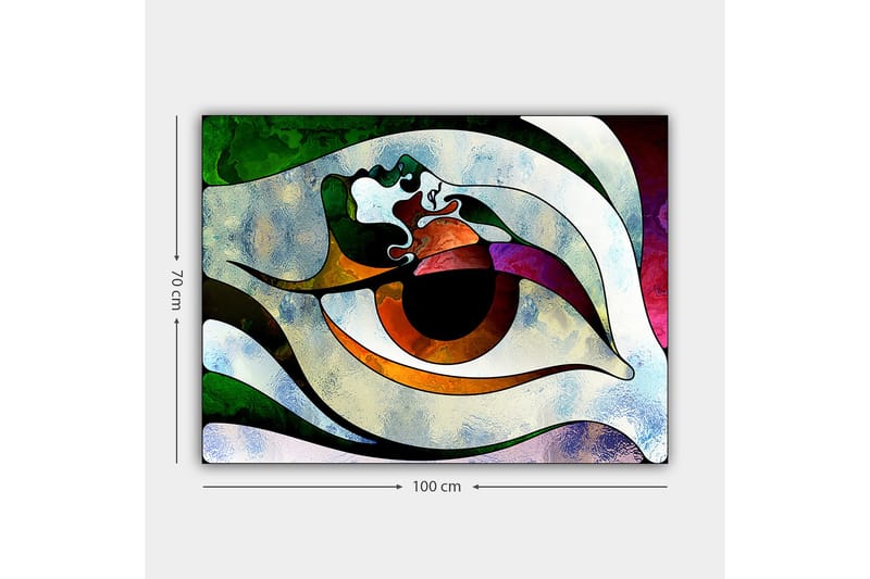 Dekorativ Canvastavla 70x100 cm - Flerfärgad - Inredning - Tavlor & konst - Canvastavlor