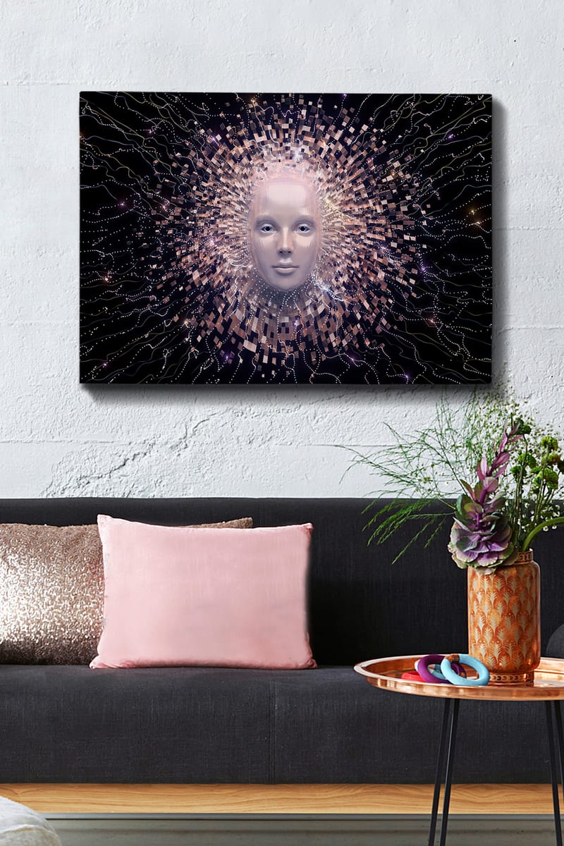 Dekorativ Canvastavla 70x100 cm - Flerfärgad - Inredning - Tavlor & konst - Canvastavlor