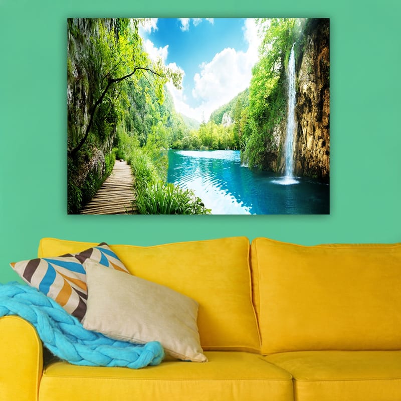 Dekorativ Canvastavla 70x100 cm - Flerfärgad - Inredning - Tavlor & konst - Canvastavlor