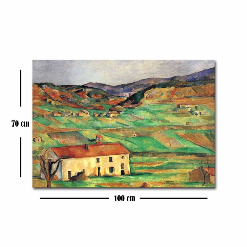 Dekorativ Canvastavla 70x100 cm - Flerfärgad - Inredning - Tavlor & konst - Canvastavlor