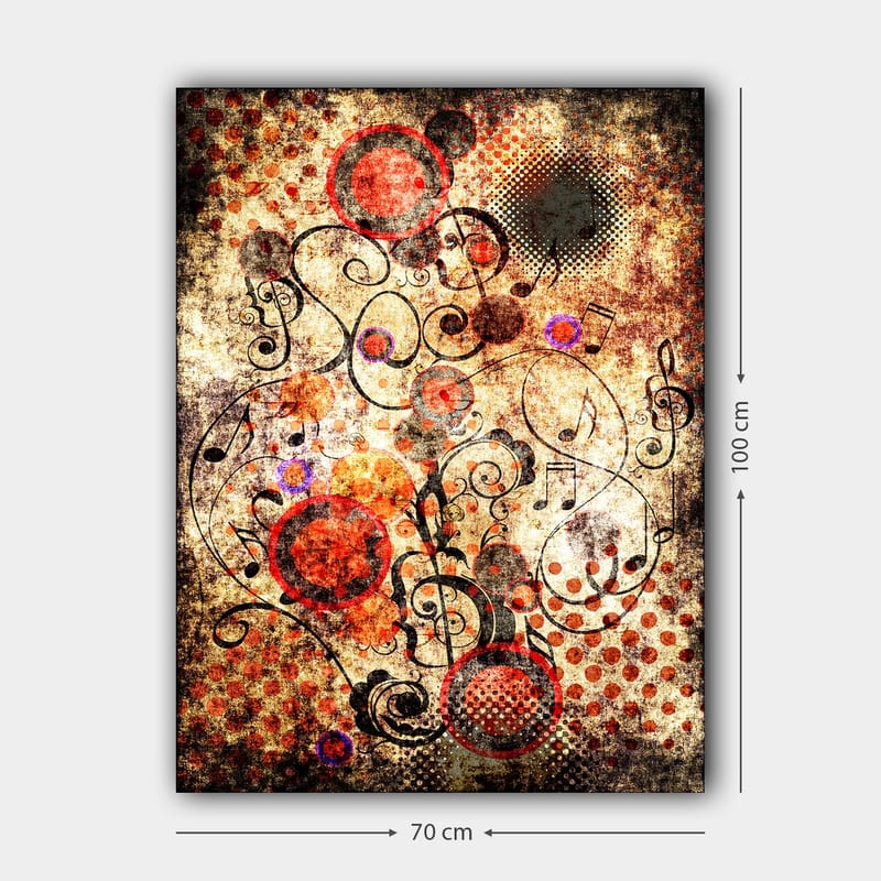 Dekorativ Canvastavla 70x100 cm - Flerfärgad - Inredning - Tavlor & konst - Canvastavlor