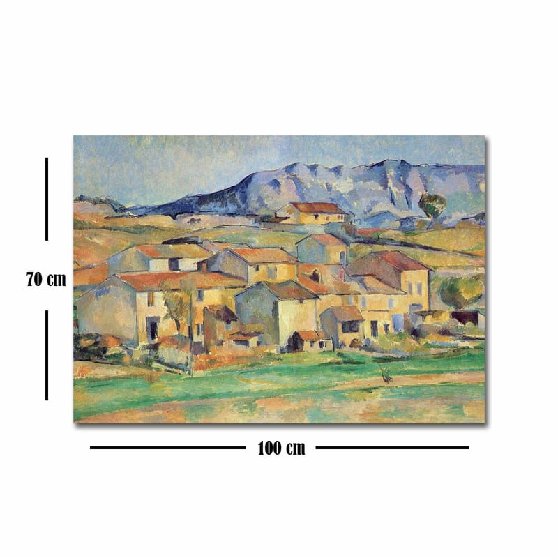 Dekorativ Canvastavla 70x100 cm - Flerfärgad - Inredning - Tavlor & konst - Canvastavlor