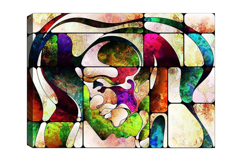 Dekorativ Canvastavla 70x100 cm - Flerfärgad - Inredning - Tavlor & konst - Canvastavlor
