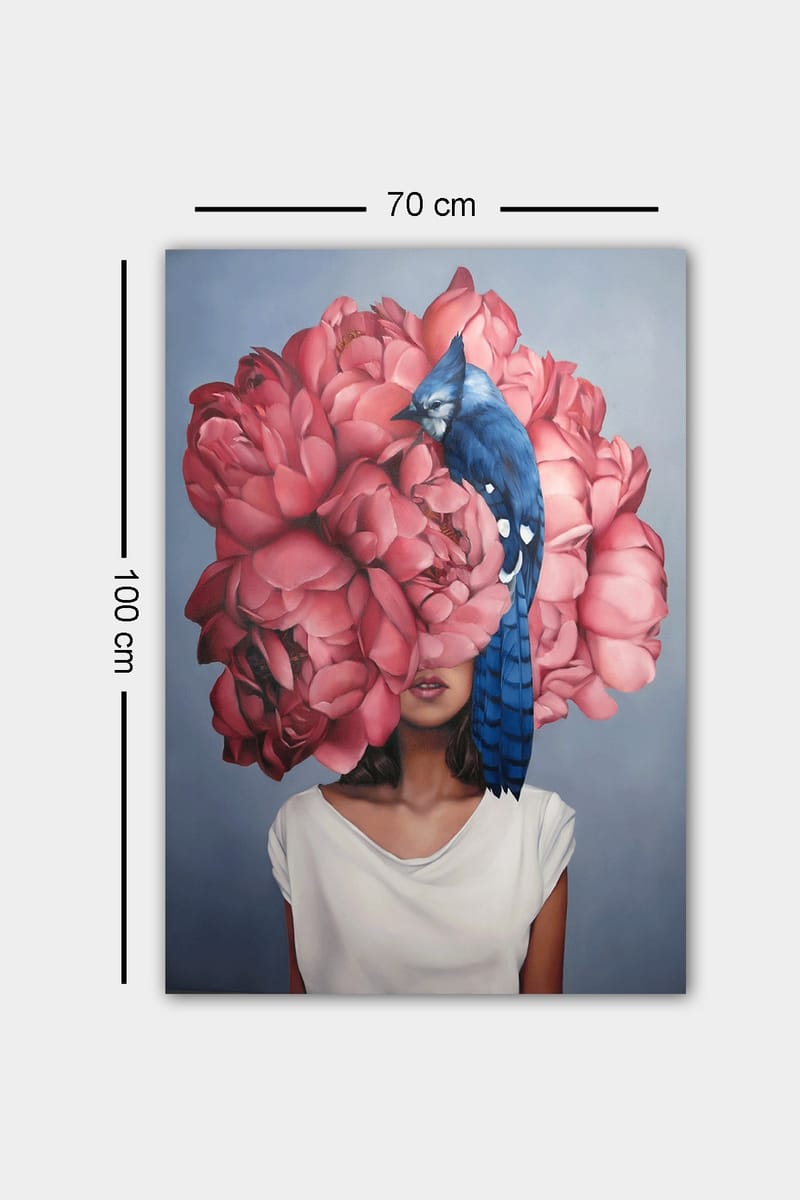 Dekorativ Canvastavla 70x100 cm - Flerfärgad - Inredning - Tavlor & konst - Canvastavlor
