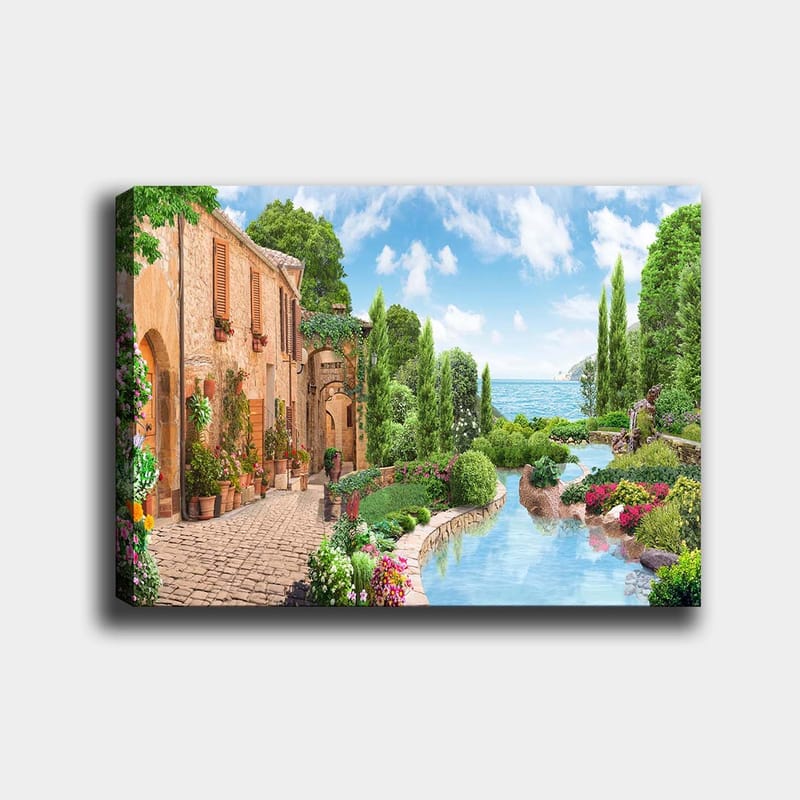 Dekorativ Canvastavla 70x100 cm - Flerfärgad - Inredning - Tavlor & konst - Canvastavlor