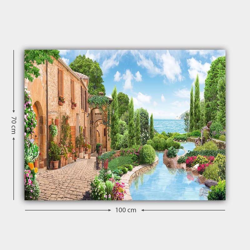 Dekorativ Canvastavla 70x100 cm - Flerfärgad - Inredning - Tavlor & konst - Canvastavlor