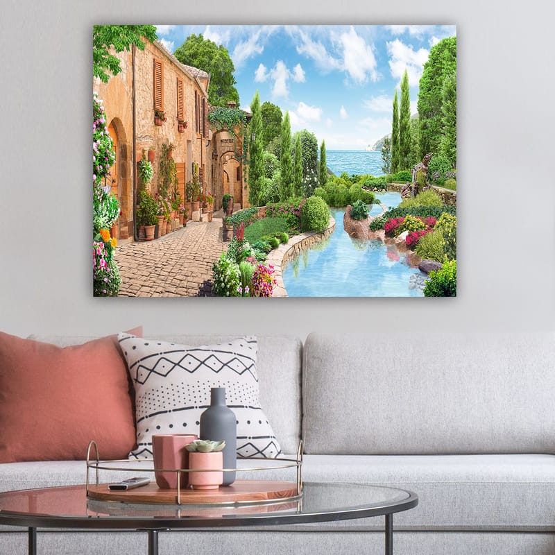 Dekorativ Canvastavla 70x100 cm - Flerfärgad - Inredning - Tavlor & konst - Canvastavlor
