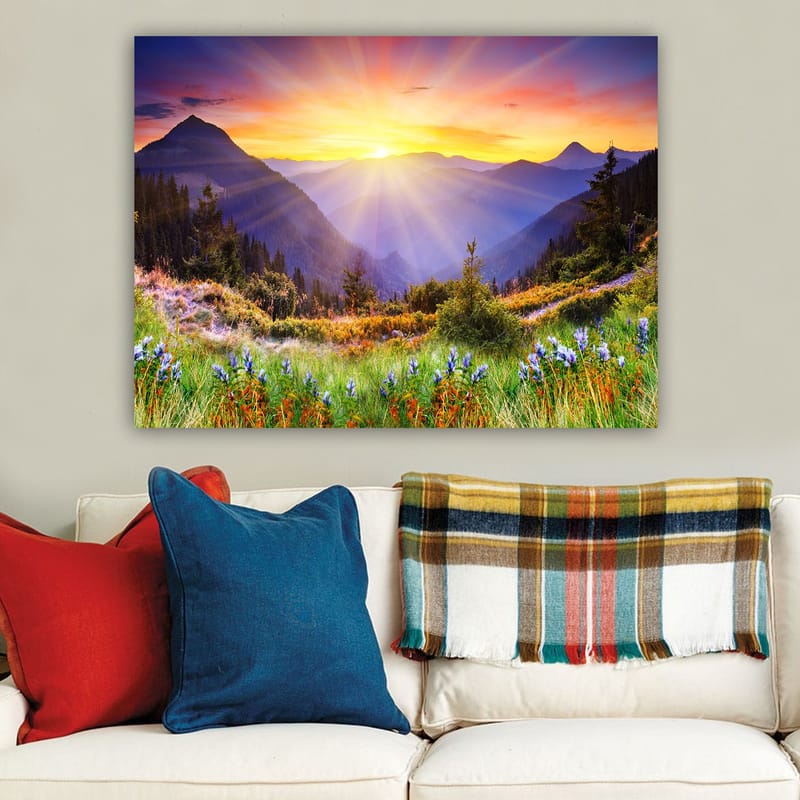 Dekorativ Canvastavla 70x100 cm - Flerfärgad - Inredning - Tavlor & konst - Canvastavlor