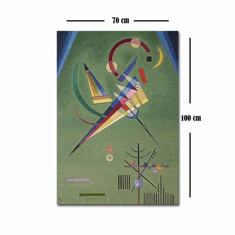 Dekorativ Canvastavla 70x100 cm - Flerfärgad - Inredning - Tavlor & konst - Canvastavlor