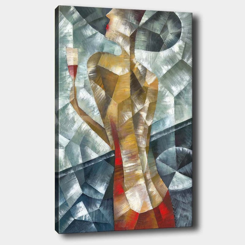 Dekorativ Canvastavla 70x100 cm - Flerfärgad - Inredning - Tavlor & konst - Canvastavlor