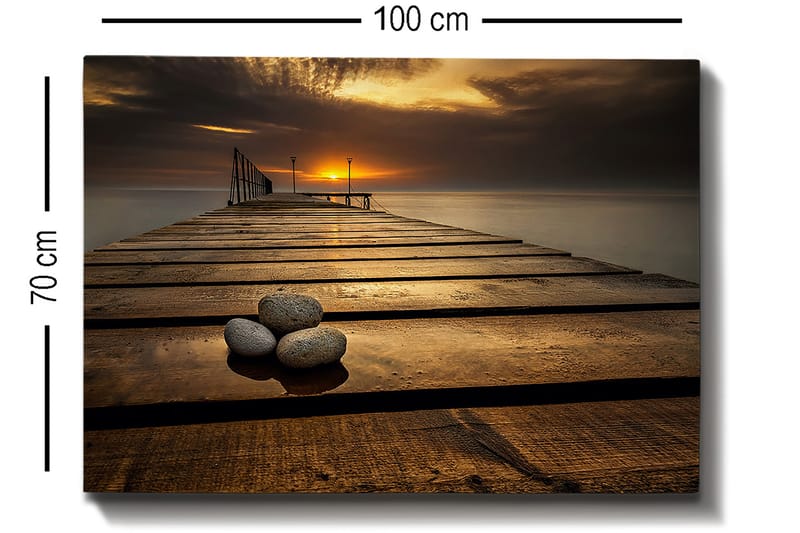 Dekorativ Canvastavla 70x100 cm - Flerfärgad - Inredning - Tavlor & konst - Canvastavlor