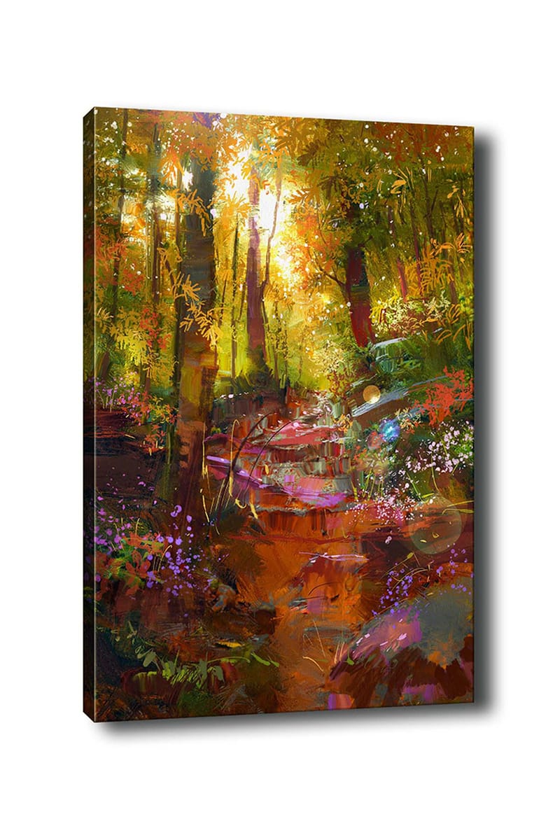Dekorativ Canvastavla 70x100 cm - Flerfärgad - Inredning - Tavlor & konst - Canvastavlor