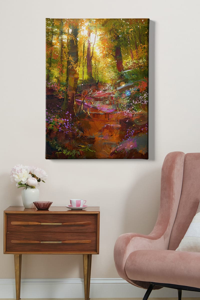 Dekorativ Canvastavla 70x100 cm - Flerfärgad - Inredning - Tavlor & konst - Canvastavlor