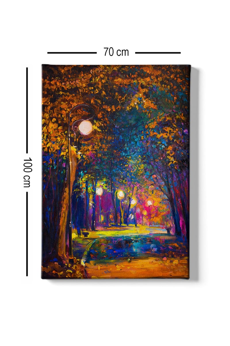Dekorativ Canvastavla 70x100 cm - Flerfärgad - Inredning - Tavlor & konst - Canvastavlor