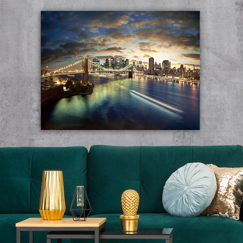 Dekorativ Canvastavla 70x100 cm - Flerfärgad - Inredning - Tavlor & konst - Canvastavlor