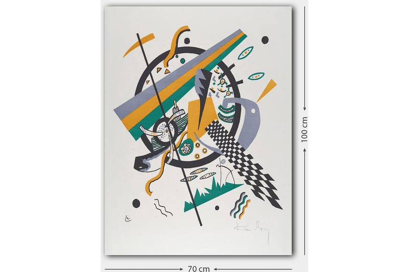 Dekorativ Canvastavla 70x100 cm - Flerfärgad - Inredning - Tavlor & konst - Canvastavlor